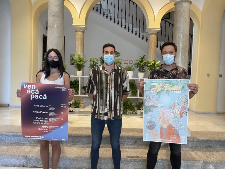 El Ayuntamiento de Pozoblanco presenta una semana repleta de citas culturales con los encuentros Ven Acá Pacá y el festival Al Fresco