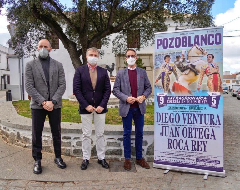 Roca Rey, Diego Ventura y Juan Ortega actuarán en Pozoblanco el Sábado de Pasión como arranque de la temporada taurina