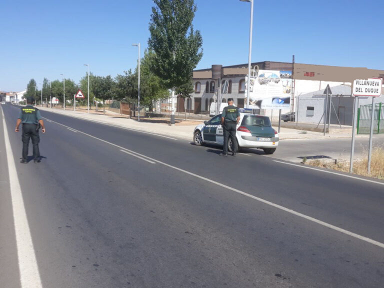 La Guardia Civil detiene en Villanueva del Duque a una persona por la supuesta comisión de una simulación de delito