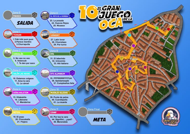 Más de 800 personas llenarán de color el tablero gigante de El Gran Juego de la Oca de Los Pedroches