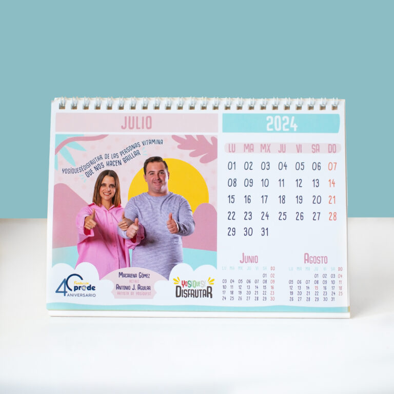 Macarena Gómez, El Duende Callejero, El Chojin, Octavi Pujades, entre otras celebridades, participan en el Calendario Solidario 2024 de Fundación PRODE y Yosíquesé