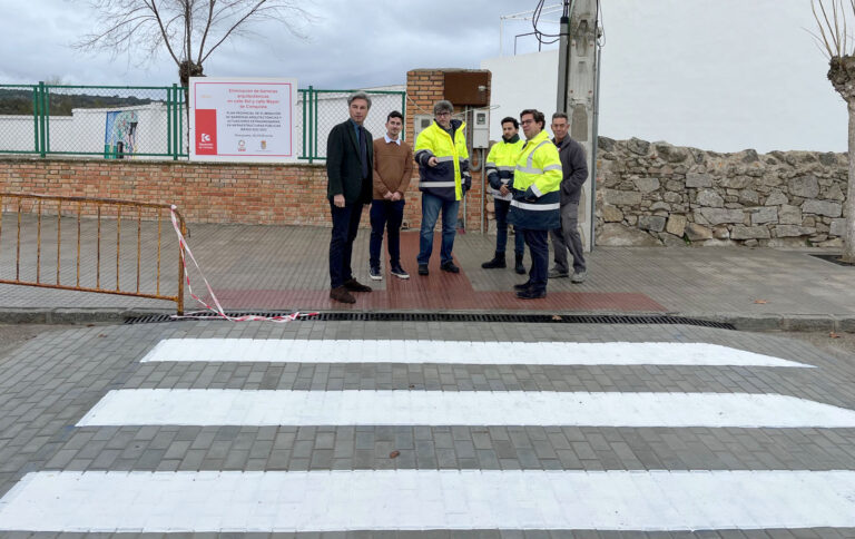 La Diputación de Córdoba realiza diversas obras de mejora en vías de comunicación de Conquista
