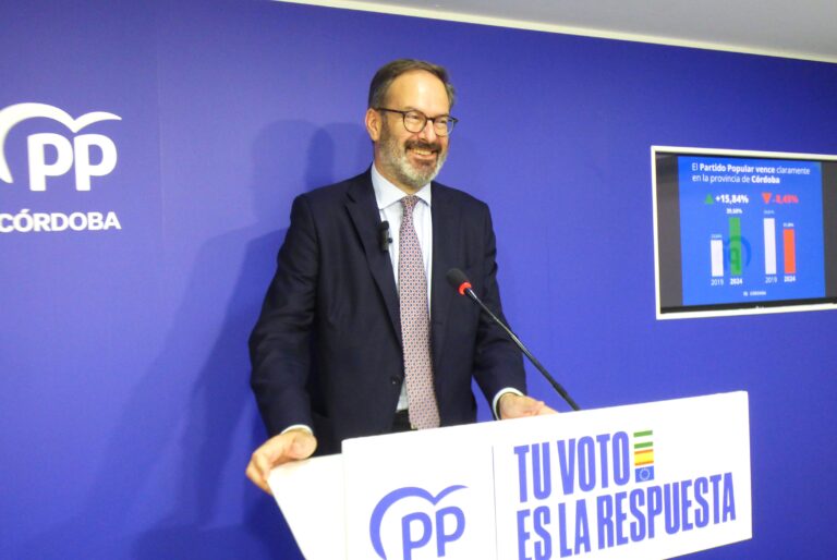 Molina: “El PP de Córdoba gana las europeas por primera vez con un porcentaje por encima de la media autonómica y nacional”