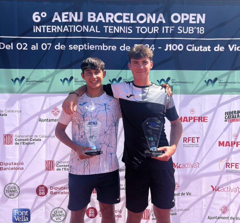 Alejandro López Rubén Fernández ITF J100 de VIC