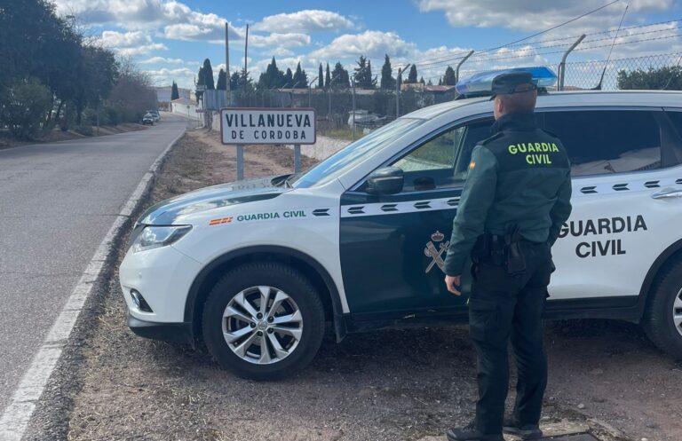 La Guardia Civil detiene “infraganti” en Villanueva de Córdoba a una persona que pretendía cometer un robo en una vivienda