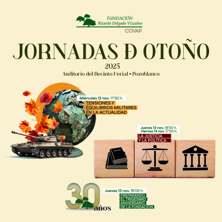 Tensiones militares, justicia y política centran las Jornadas de Otoño de la Fundación Ricardo Delgado Vizcaíno