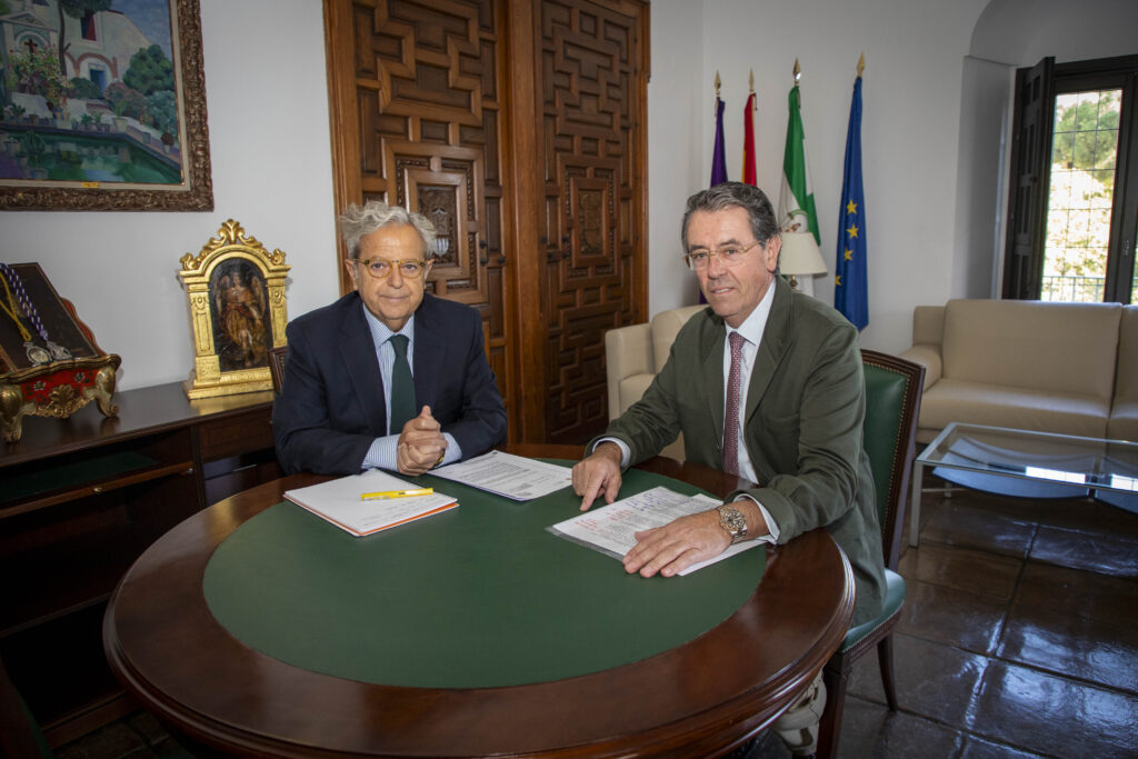 La Diputación de Córdoba y la DOP de Los Pedroches abordan la estrategia conjunta en defensa del jamón ibérico