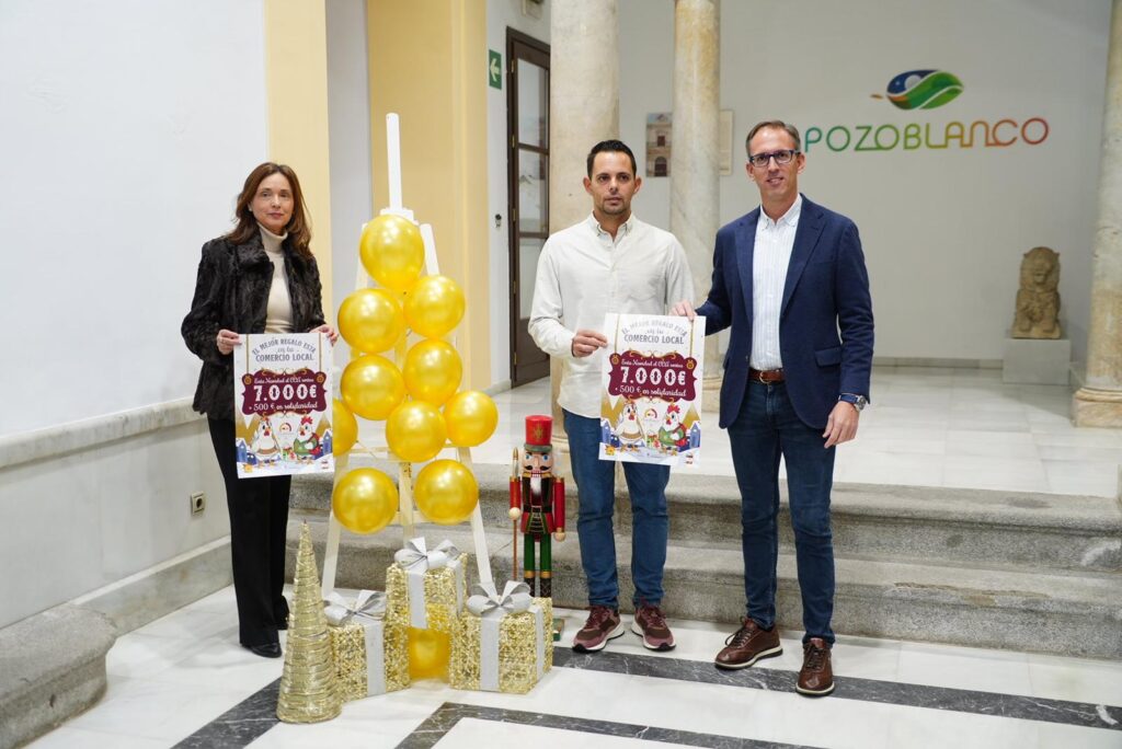 Pozoblanco presenta la campaña de Navidad 2025 bajo el lema “El mejor regalo está en tu comercio local”