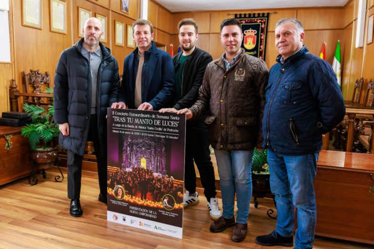 La Banda de Música “Santa Cecilia” de Pedroche celebra el II Concierto “Tras Tu Manto de Luces”