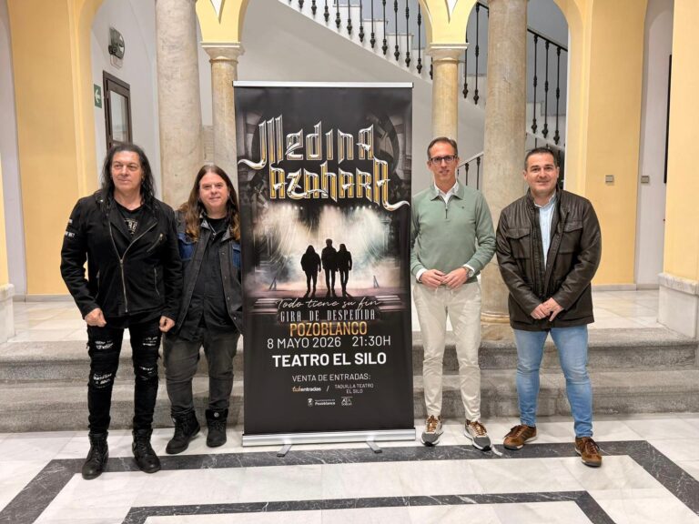 Medina Azahara llegará a Pozoblanco con su gira de despedida el próximo 8 de mayo en el Teatro El Silo Medina Azahara llegará a Pozoblanco con su gira de despedida el próximo 8 de mayo en el Teatro El Silo