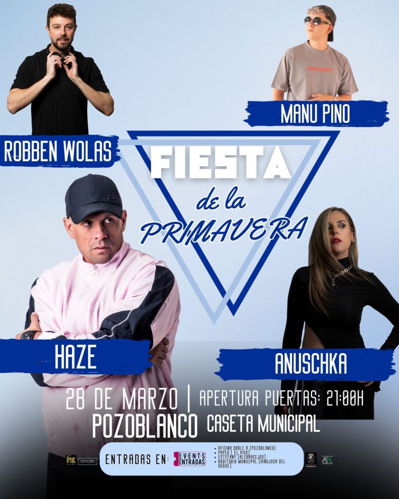 Se completa el cartel para la Fiesta de la Primavera de Pozoblanco