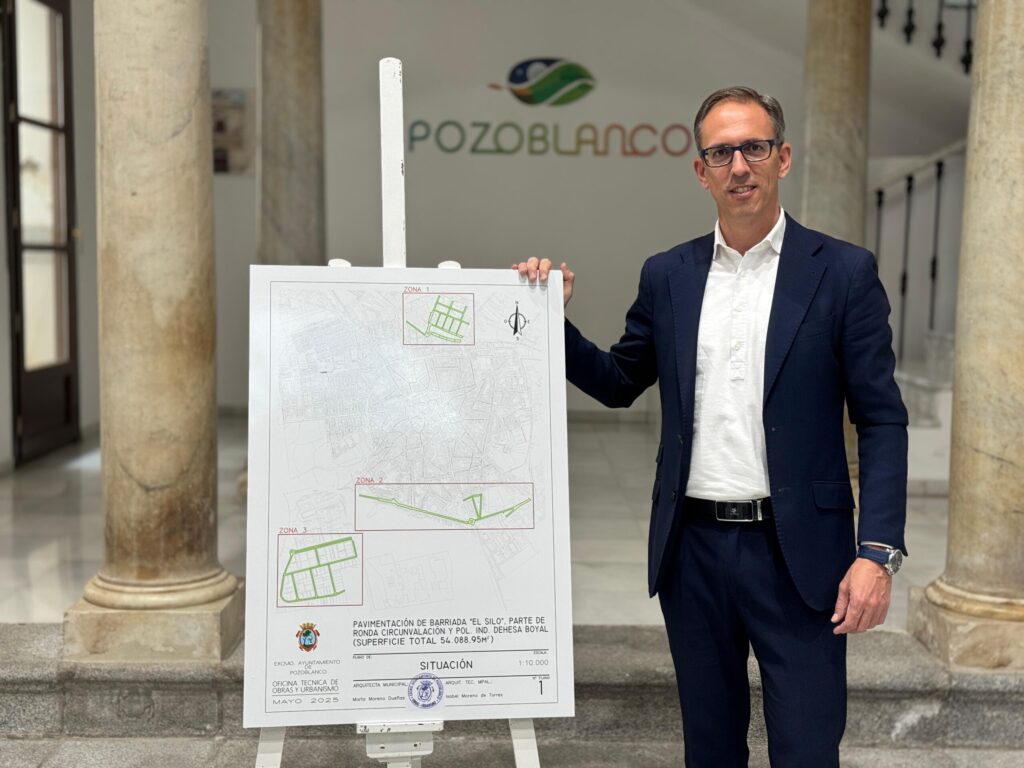 El alcalde de Pozoblanco anuncia la mayor licitación para asfaltado de calles en Pozoblanco por un valor superior a 500.000 euros