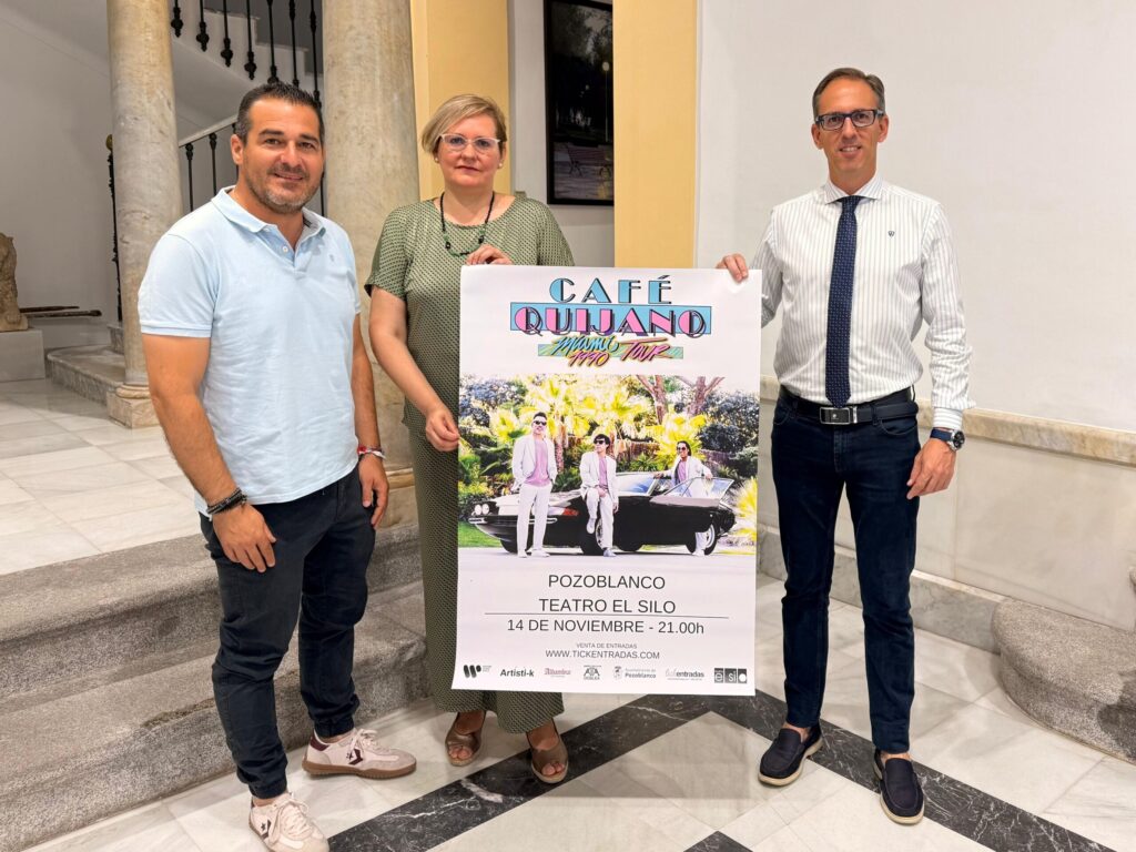 Café Quijano actuará en Pozoblanco el 14 de noviembre dentro de su gira “Miami Tour 1990”