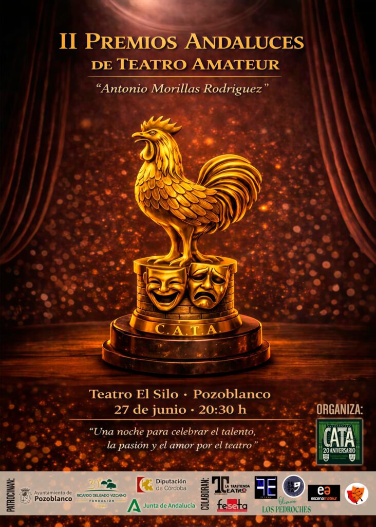 Pozoblanco acoge la gala de entrega de los II Premios Andaluces de Teatro Amateur "Antonio Morillas Rodríguez"
