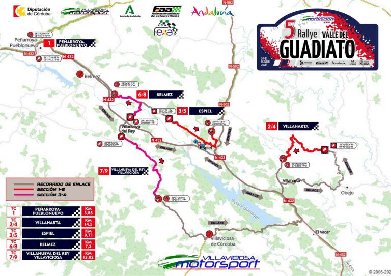 El V Rallye Valle del Guadiato 2026 se prepara para vivir una nueva fiesta del automovilismo los días 30 y 31 de octubre